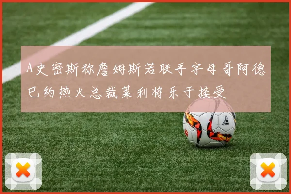 A史密斯称詹姆斯若联手字母哥阿德巴约热火总裁莱利将乐于接受